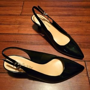 Bella-Vita Black Patent Scarlett ll 8 1/2 M